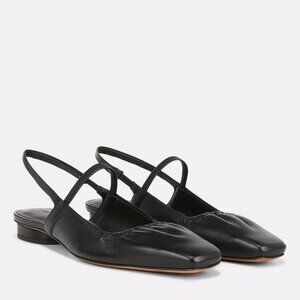 Vince Venice Leather Slingback Flat - Size 8